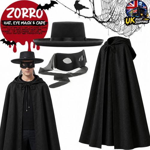 Zorro kostüm herren - kostüm,