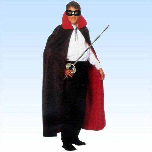 Zorro set umhang - umhang, florett