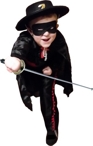 Zorro kostüm edler - ,